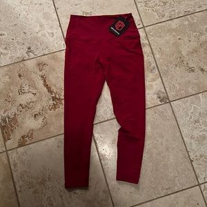 Born Primative “lift yourself up” 7/8 leggings-wine